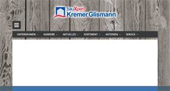 Desktop Screenshot of kremerglismann.de